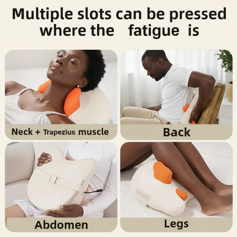 Wireless Shiatsu Massage Pillow
