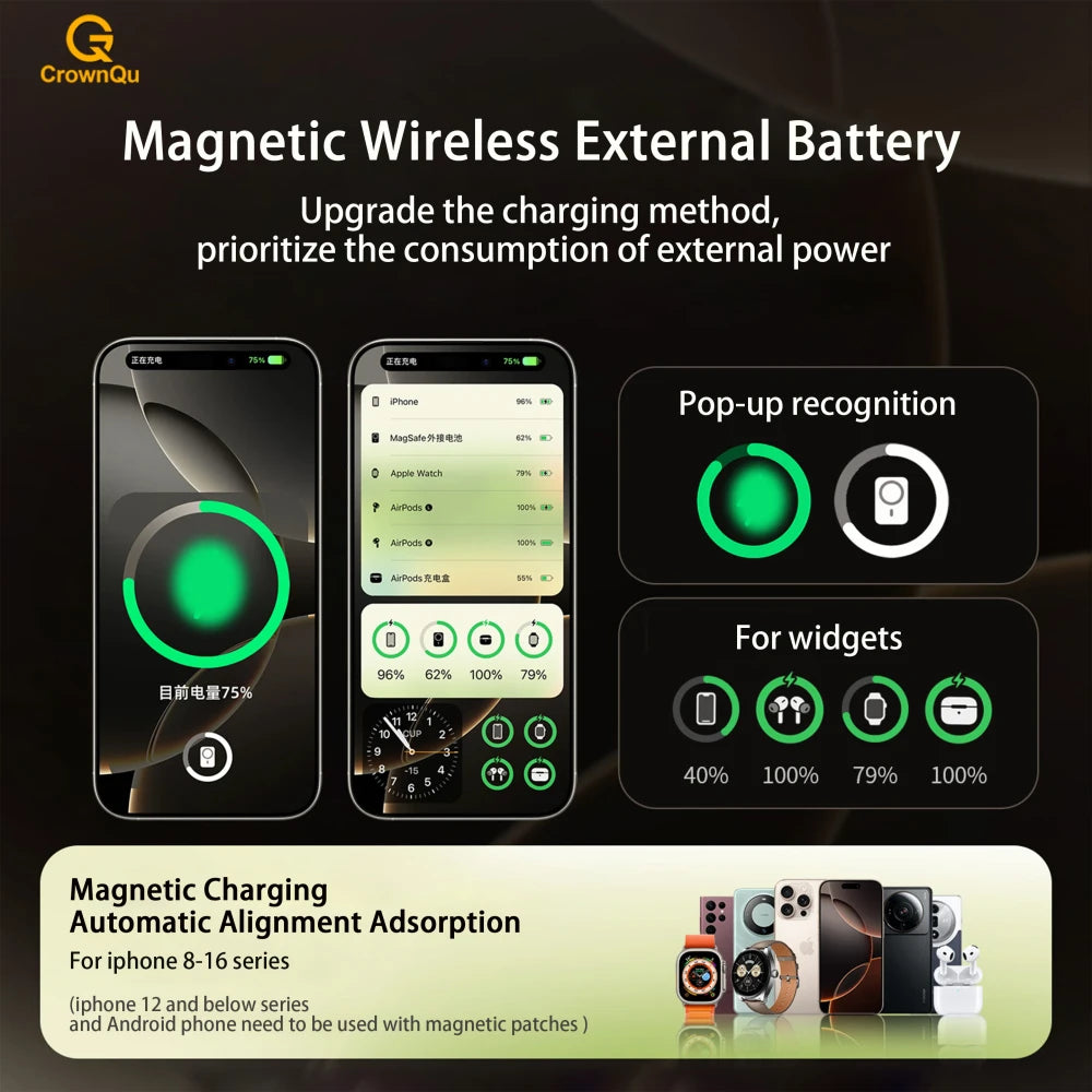 Magnetic Wireless Power Bank