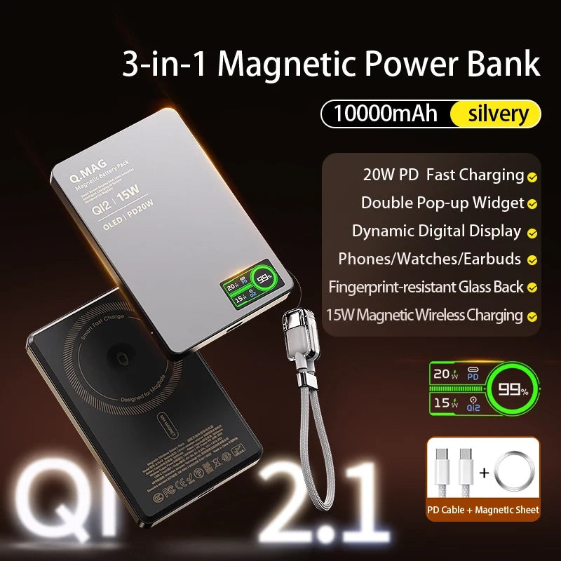 Magnetic Wireless Power Bank
