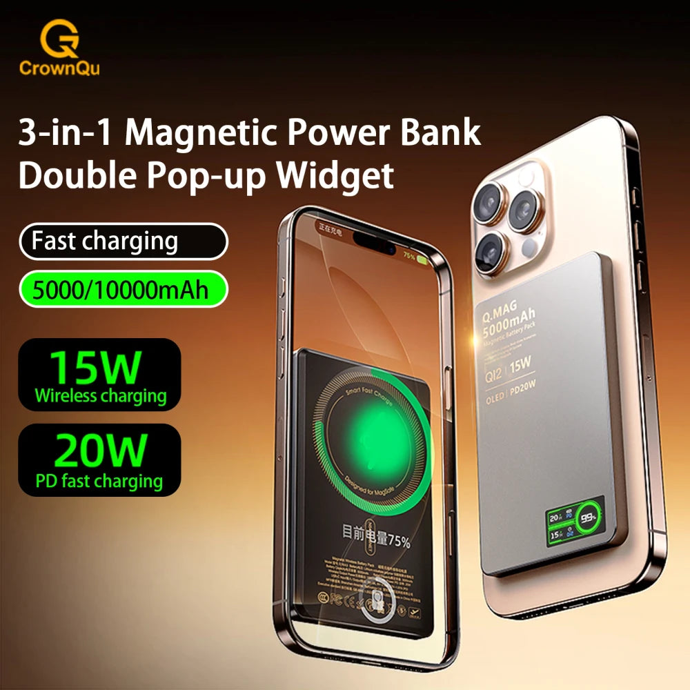 Magnetic Wireless Power Bank